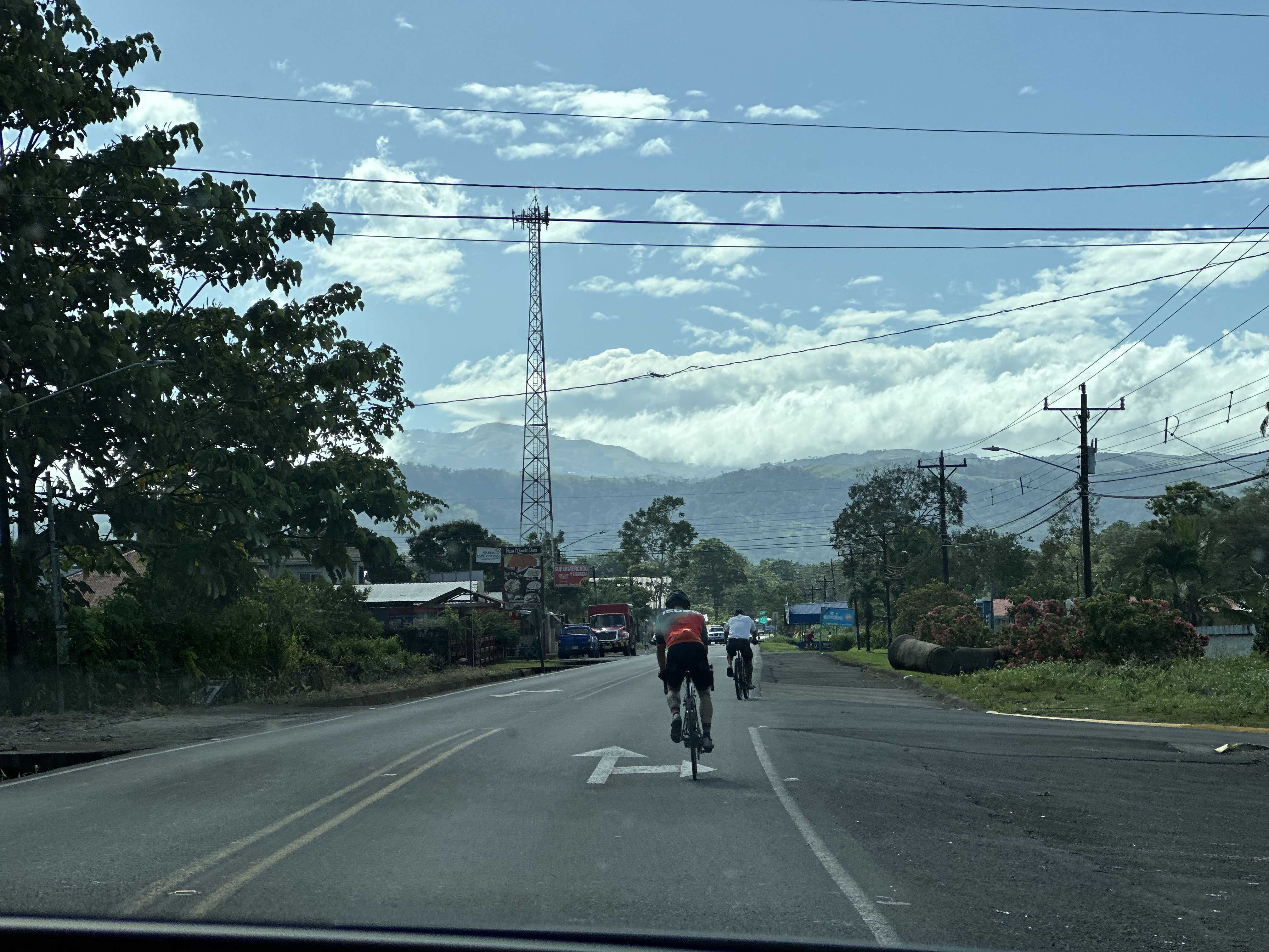 Bikes on the road